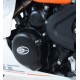 ZESTAW OSŁON SILNIKA RG RACING KTM RC125/200, 125 DUKE 16, 200 DUKE 16- (2 CZĘŚCI) BLACK