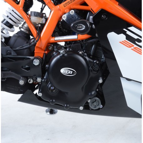 ZESTAW OSŁON SILNIKA RG RACING KTM RC390 17- (2 CZĘŚCI) BLACK