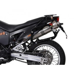 ZESTAW KUFRÓW BOCZNYCH TRAX ADV I STELAŻY SW-MOTECH KTM 950 ADV, BLACK 45/45L