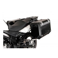 STELAŻ EVO NA KUFRY BOCZNE SW-MOTECH SUZUKI DL 650 (11-16), BLACK