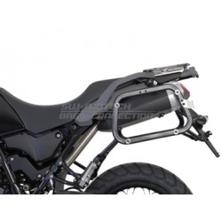 ZESTAW KUFRÓW BOCZNYCH TRAX ADV I STELAŻY SW-MOTECH YAMAHA XT 660 Z TENERE (07-16), SILVER 37/37L