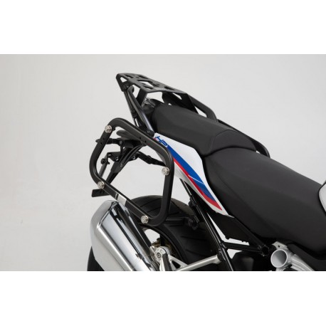 STELAŻ EVO NA KUFRY BOCZNE SW-MOTECH BMW R 1200 R/RS (15-), R 1250 R/RS (18-), BLACK