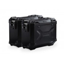 ZESTAW KUFRÓW BOCZNYCH TRAX ADV I STELAŻY SW-MOTECH BMW F 900 R / XR (19-), BLACK 37/37L