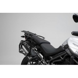 STELAŻ PRO NA KUFRY BOCZNE SW-MOTECH TRIUMPH TIGER 800 MODELS (10-), BLACK