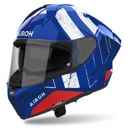 KASK AIROH MATRYX SCOPE BLUE/RED GLOSS M