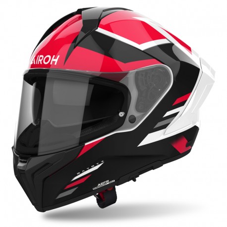 KASK AIROH MATRYX THRON RED GLOSS XS