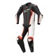 KOMBINEZON SKÓRZANY 1CZ. ALPINESTARS MISSILE V2 BLACK/WHITE/FLUO RED 60