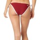 STRÓJ KĄPIELOWY DÓŁ FOX LADY MOMENTUM SIDE TIE BTM DARK RED L