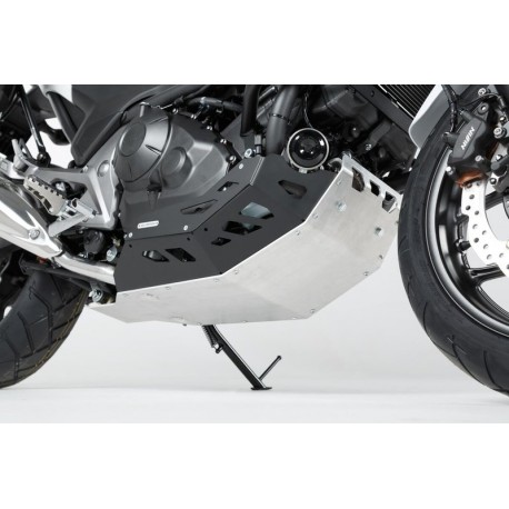 OSŁONA SILNIKA, PŁYTA POD SILNIK SW-MOTECH HONDA NC700 / NC750 OHNE DCT BLACK/SILVER