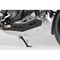 OSŁONA SILNIKA, PŁYTA POD SILNIK SW-MOTECH V-STROM 1000 WITH CRASH BAR, BLACK/SILVER