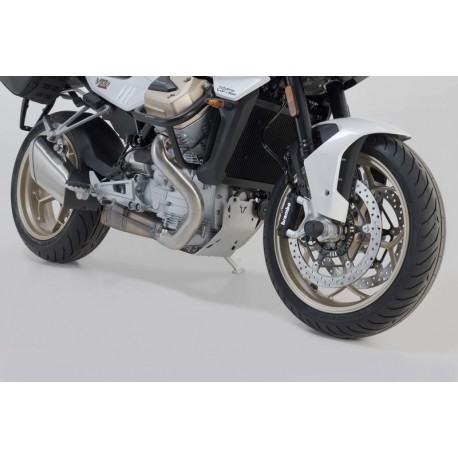 OSŁONA SILNIKA, PŁYTA POD SILNIK SW-MOTECH MOTO GUZZI V100 MANDELLO/S (22-) SILVER