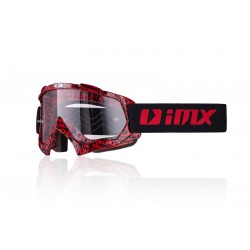 GOGLE IMX MUD GRAPHIC RED/BLACK - SZYBA CLEAR (1 SZYBA W ZESTAWIE)