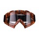 GOGLE IMX MUD GRAPHIC ORANGE/BLACK - SZYBA CLEAR (1 SZYBA W ZESTAWIE)