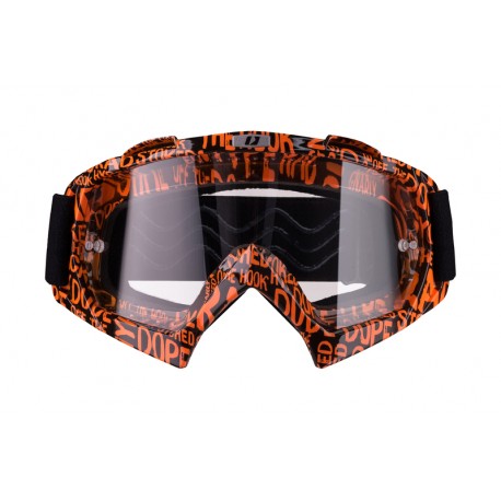 GOGLE IMX MUD GRAPHIC ORANGE/BLACK - SZYBA CLEAR (1 SZYBA W ZESTAWIE)