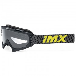 GOGLE IMX MUD BLACK MATT/GREY/FLUO YELLOW - SZYBA CLEAR (1 SZYBA W ZESTAWIE)