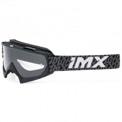 GOGLE IMX MUD BLACK MATT/GREY/WHITE - SZYBA CLEAR (1 SZYBA W ZESTAWIE)