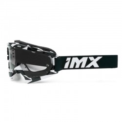 GOGLE IMX MUD GRAPHIC WHITE GLOSS/BLACK - SZYBA CLEAR (1 SZYBA W ZESTAWIE)