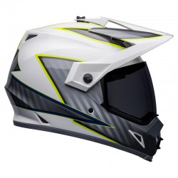 KASK BELL MX-9 ADVENTURE MIPS DALTON WHITE/HI-VIZ YELLOW S