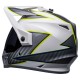 KASK BELL MX-9 ADVENTURE MIPS DALTON WHITE/HI-VIZ YELLOW S