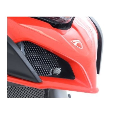 OSŁONA CHŁODNICY OLEJU RG RACING DUCATI MULTISTRADA 1200 15- RED