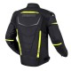 KURTKA TEKSTYLNA OZONE PULSE BLACK/FLUO YELLOW XXS