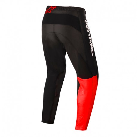 SPODNIE ALPINESTARS RACER CHASER JUNIOR BLACK/BRIGHT RED 24