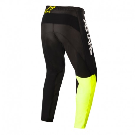 SPODNIE ALPINESTARS RACER CHASER JUNIOR BLACK/FLUO YELLOW 24