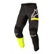 SPODNIE ALPINESTARS RACER CHASER JUNIOR BLACK/FLUO YELLOW 24