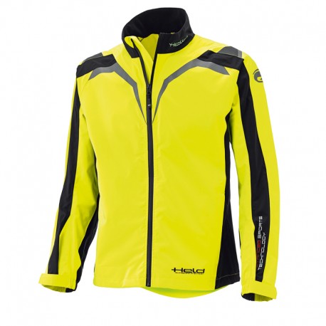 KURTKA TEKSTYLNA HELD RAINBLOCK TOP BLACK/FLUO YELLOW M