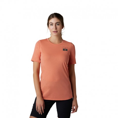 KOSZULKA ROWEROWA FOX LADY RANGER FRACT SALMON M