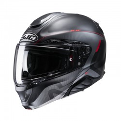 KASK HJC RPHA91 COMBUST BLACK/RED XS