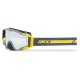 GOGLE IMX SAND GREY MATT/FLUO YELLOW - SZYBA SILVER IRIDIUM + CLEAR (2 SZYBY W ZESTAWIE)