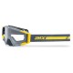 GOGLE IMX SAND GREY MATT/FLUO YELLOW - SZYBA SILVER IRIDIUM + CLEAR (2 SZYBY W ZESTAWIE)