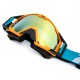 GOGLE IMX SAND ORANGE MATT/BLUE/WHITE - SZYBA ORANGE IRIDIUM + CLEAR (2 SZYBY W ZESTAWIE)