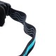 GOGLE IMX SAND BLACK MATT/BLUE - SZYBA BLUE IRIDIUM + CLEAR (2 SZYBY W ZESTAWIE)