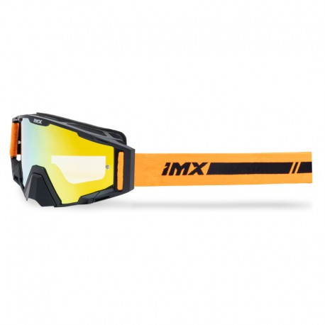 GOGLE IMX SAND BLACK MATT/ORANGE - SZYBA ORANGE IRIDIUM + CLEAR (2 SZYBY W ZESTAWIE)