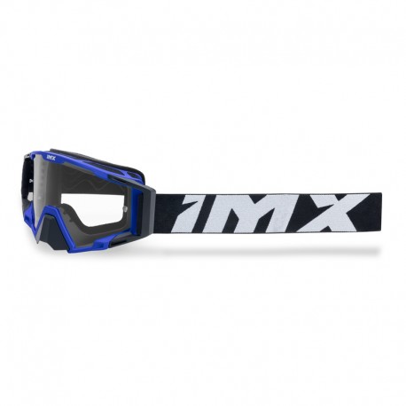 GOGLE IMX SAND BLUE MATT/BLACK - SZYBA BLUE IRIDIUM + CLEAR (2 SZYBY W ZESTAWIE)