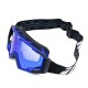 GOGLE IMX SAND BLUE MATT/BLACK - SZYBA BLUE IRIDIUM + CLEAR (2 SZYBY W ZESTAWIE)