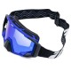 GOGLE IMX SAND BLUE MATT/BLACK - SZYBA BLUE IRIDIUM + CLEAR (2 SZYBY W ZESTAWIE)