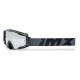 GOGLE IMX SAND GRAPHIC BLACK GLOSS/GREY - SZYBA SILVER IRIDIUM + CLEAR (2 SZYBY W ZESTAWIE)