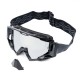 GOGLE IMX SAND GRAPHIC BLACK GLOSS/GREY - SZYBA SILVER IRIDIUM + CLEAR (2 SZYBY W ZESTAWIE)