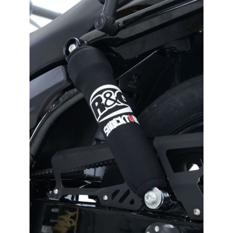 OSŁONA AMORTYZATORA RG RACING 12 X 8, YAMAHA XMAX 400/HONDA SH300I/HONDA CBF125 09-, PARA BLACK