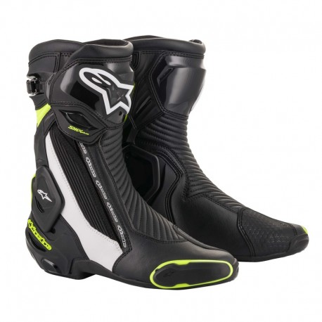 BUTY ALPINESTARS SMX PLUS V2 BLACK/WHITE/FLUO YELLOW 36