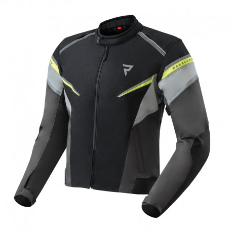 KURTKA TEKSTYLNA REBELHORN SPARK BLACK/GREY/FLUO YELLOW S