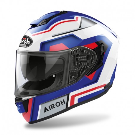 KASK AIROH ST501 SQUARE BLUE/RED GLOSS XS