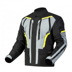 KURTKA TEKSTYLNA OZONE TOUR III BLACK/GREY/FLUO YELLOW XS