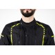 KURTKA TEKSTYLNA OZONE TOUR II BLACK/FLUO YELLOW S