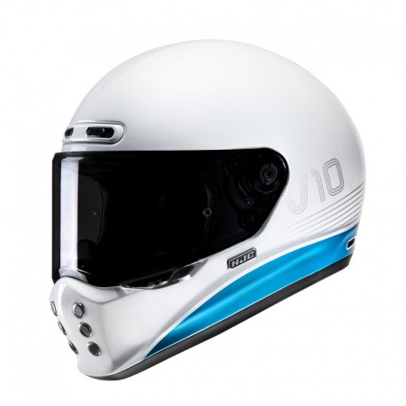 KASK HJC V10 TAMI WHITE/BLUE XS