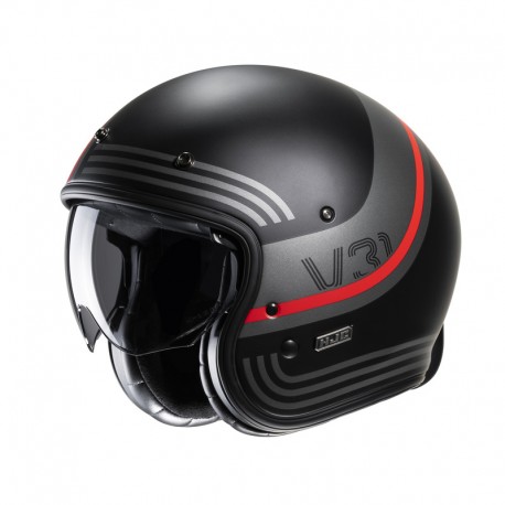 KASK HJC V31 BYRON BLACK/RED XS