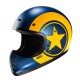 KASK HJC V60 NYX BLUE/YELLOW XS